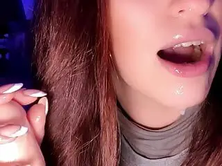 CHALLENGE JOI - I want you to come twice for me! squirting dildo cumshot on face and tits