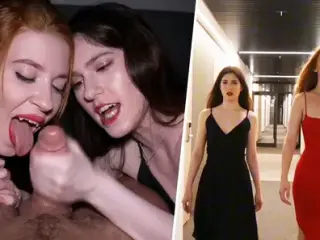 Stunning vampires get to the cock