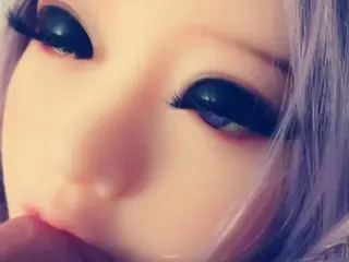 Pov titty fuck and blow job sex doll