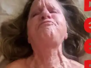 EXTREME GRANNY MARRIED SLUT LESLIE SUCKS, LICKS AND CUMS LIKE A CHEATING WHORE WIFE ON DADDY'S THICK COCK