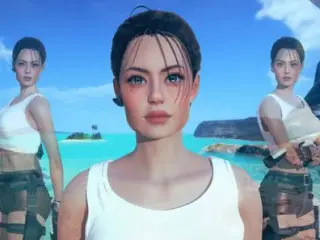 AI Shoujo Lara Croft in realistic 3D animated sex with multiple orgasms UNCENSORED