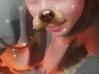 Snapchat filter blowjob