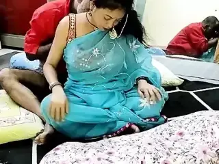 Indian desi bhabhi romance her step father hot boobs nippal clit pussy