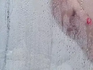 hot in the shower, I didn't know I was recording