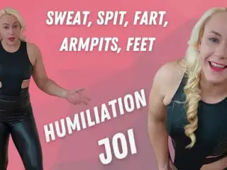 Sweat armpits feet farts humiliation JOI
