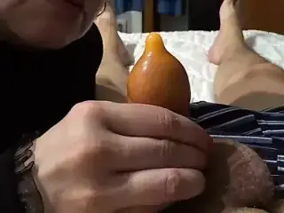 Orange Nails Orange Condom