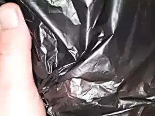 Big tit slut plastic bag breath play