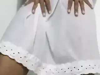 Sri lankan cute girl sexy stripdance with sexy underskirt