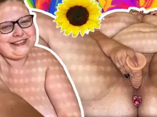 BBW TEEN DOUBLE PENETRATION!!!  ANAL and Pussy