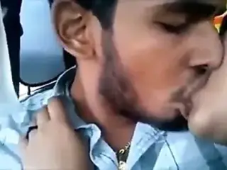 Tamil lovers kissing in car and having sex