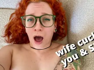 cucked: wife humiliates you while cumming on big futa cock - full video on Veggiebabyy Manyvids