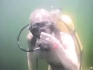 Vicky Devika Underwater Scuba Fetish Compilation