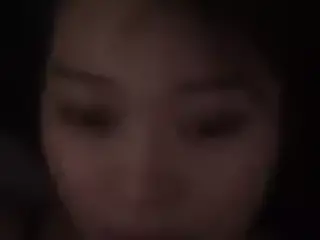 Asian POV fuck and mouth cum