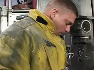 Pizza delivery girl gets cooch fucked and facial cumshot from fireman's dick