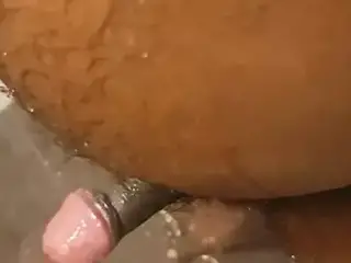 My gf sucking my penis while taking bath