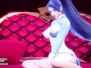 MMD SUNMI - Heart Burn Kaisa Sexy Kpop Dance League Of Legends KDA Uncensored Hentai R18