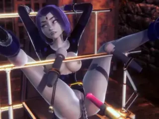 Raven on a sex machine : Teen Titans Porn Parody