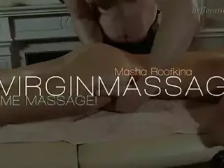 Oily virgin teen massage of Masha Roofkina