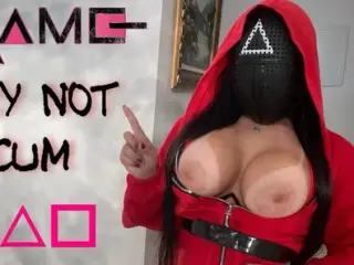 Round Six Cosplay big boobs and pussy fingering TRY NOT TO CUM CHALLENGE