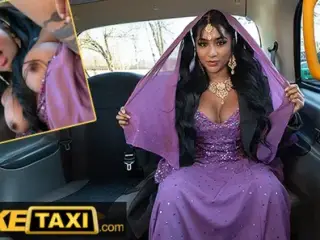 Fake Taxi Bengali nurse takes a big cock in her her tight Asian pussy with her big tits out