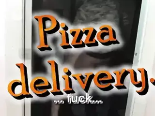 Pizza delivery. Pizza delivery man fucke doggystyle Milf in kitchen and cum in pussy. Creampie. Cumshot. Sex doggy style