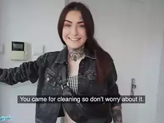 Public Agent, Hot Cleaner Tabitha Poison Fucks her Rich Boss