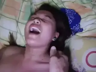 Little Filipina’s ass fucked after deepthroat huge white cock