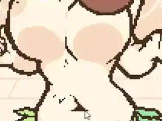 CocoNut Shake - Pixel Hentai game – Huge breasts, beach milking