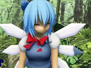 MMD Touhou - Cirno Sex in the forest