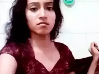 Desi Bangla BIG BOOBS  finger masturbation