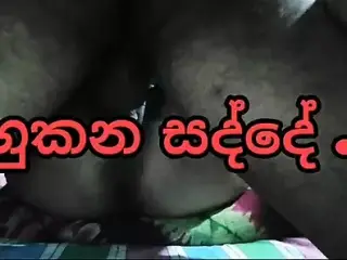 Sri lankan couple sex sound  api hukana sadde ahanna anna.