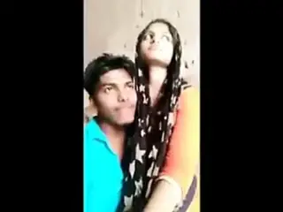 Desi college student GF vs BF, hot kissing