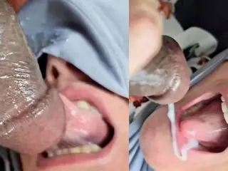 I can't believe I suck the guy in the parking lot cock and swallow his cum - BBW SSBBW, cock Cumshot, Cumshot In Mouth, hijab