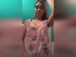 Valentina Caro Sanchez in  Pyjama Masturbate