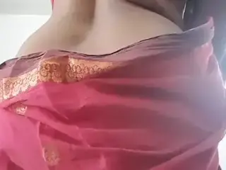 Swetha Desi tamil wife saree strip show