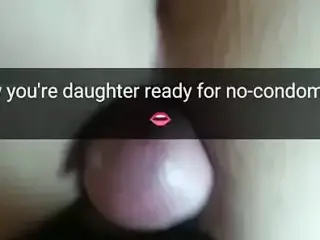 Stepdaddys old friend preparing teen girl for no-condom sex!