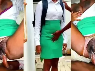 18y student in uniform visited teacher with hairy pussy during class hours