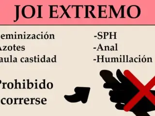 JOI EXTREMO: Anal, feminizacion, SPH, Azotes,...