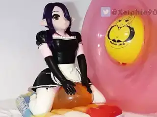 Rubber Maid Xelphie Rides a Lewd Balloon