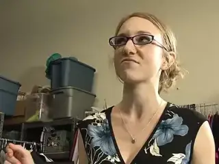 Nerdy math tutor pulls out her big sex toy to motivate a lusty blonde lesbian