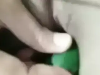 Muslim hijab Arab girl Fucking her Anal and pussy with cucumber