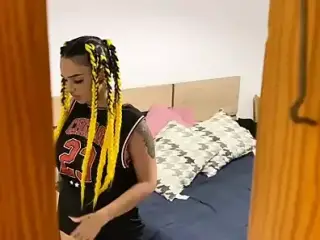 Stepbrother records his lesbian sister having phone sex