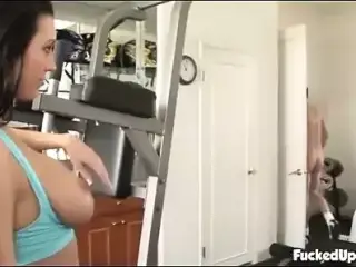 Dylan Ryder - Gym Workout With Busty Babe