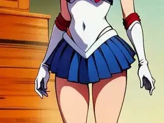 AI generated Usagi Tsukino (Sailor Moon)