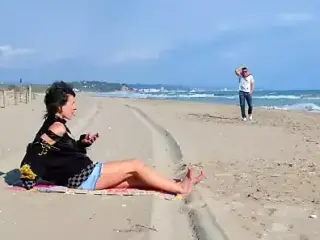 Beach ass cum and a wetter fuck at home