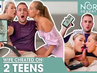 FINLAND: CHEATED on WIFE with two teens! NORDICSEXDATES.com