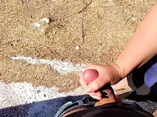 Risky Public Handjob and Fuck in Greece – Cum Challenge Day 7